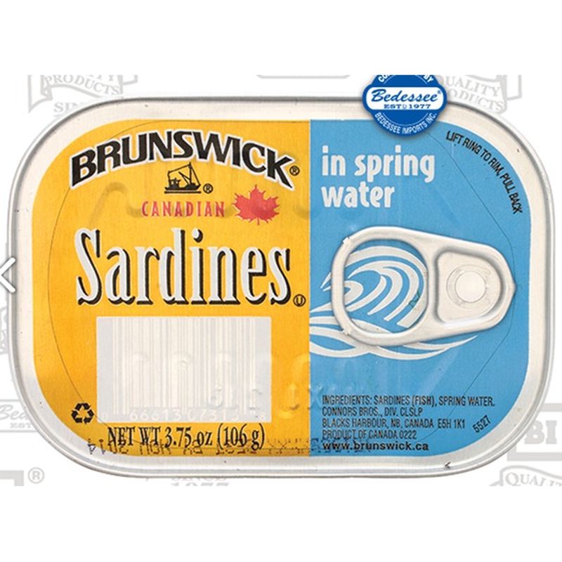 Brunswick Sardines In Spring Water