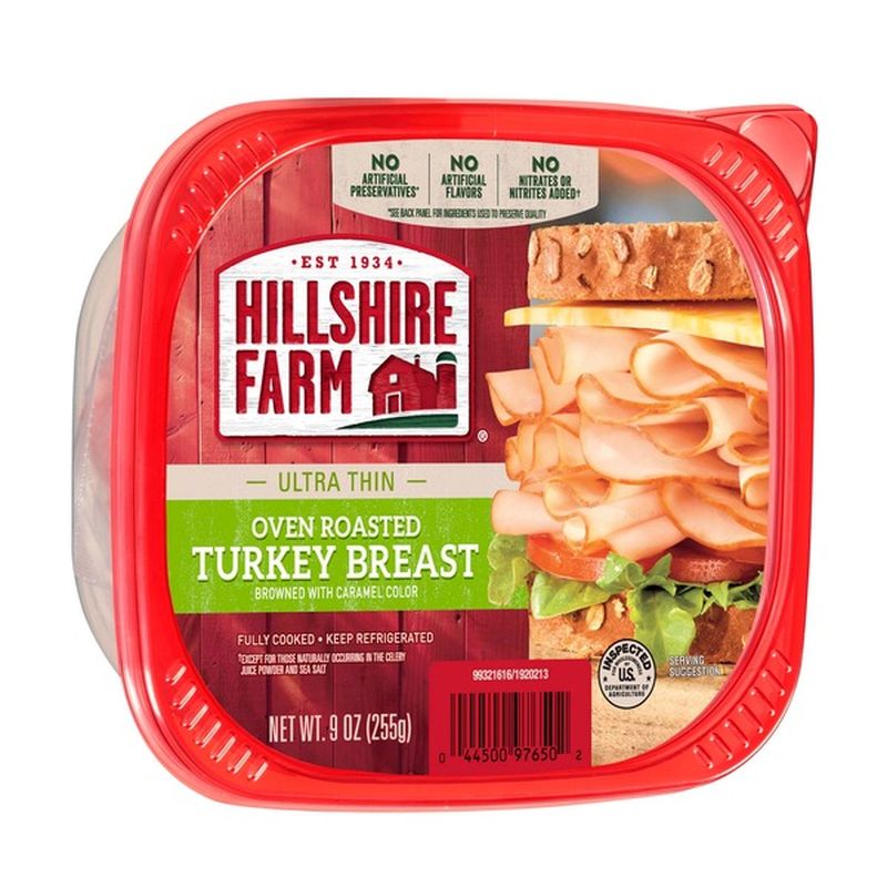 Hillshire Farm Ultra Thin Sliced Lunchmeat, Oven Roasted Turkey (9 oz ...