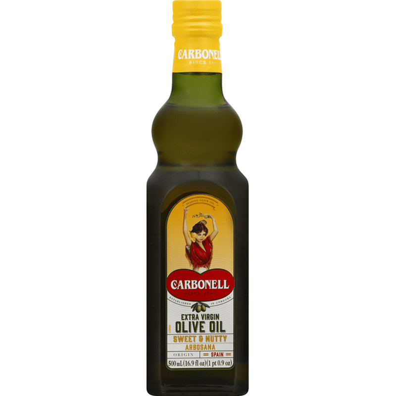 Carbonell Olive Oil, Extra Virgin, Sweet & Nutty, Arbosana (500 ml