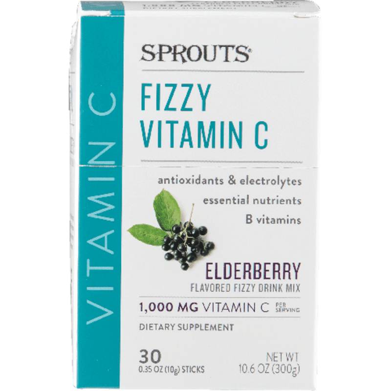 Sprouts Elderberry Vitamin C Fizzy Mix