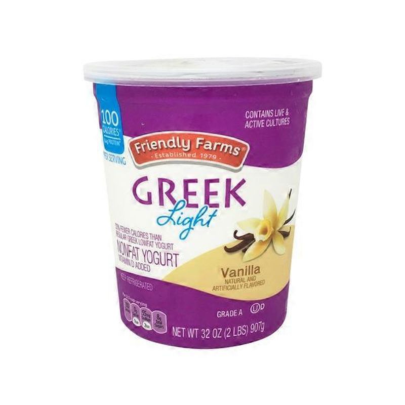 Friendly Farms Light Greek Yogurt (32 Oz) - Instacart