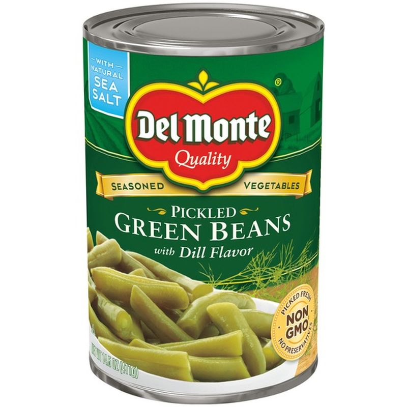 Del Monte Pickled with Dill Flavor Green Beans (14.5 oz) Instacart
