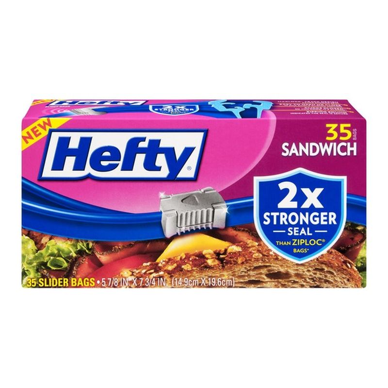 Hefty Slider Bags Sandwich 35 CT (35 ct) Instacart