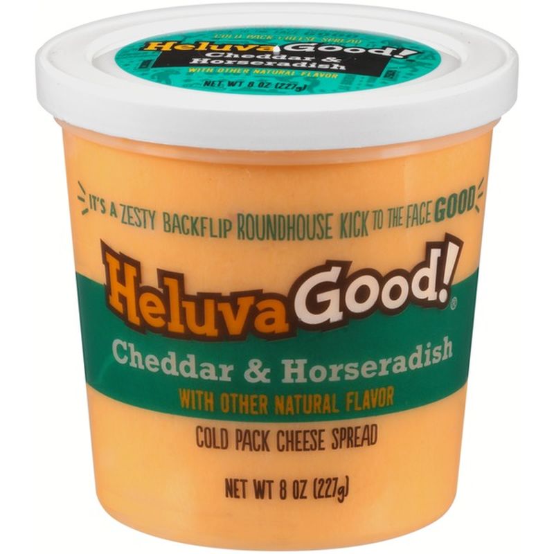 Heluva Good! Cheddar & Horesradish Cold Pack Cheese Spread (8 oz