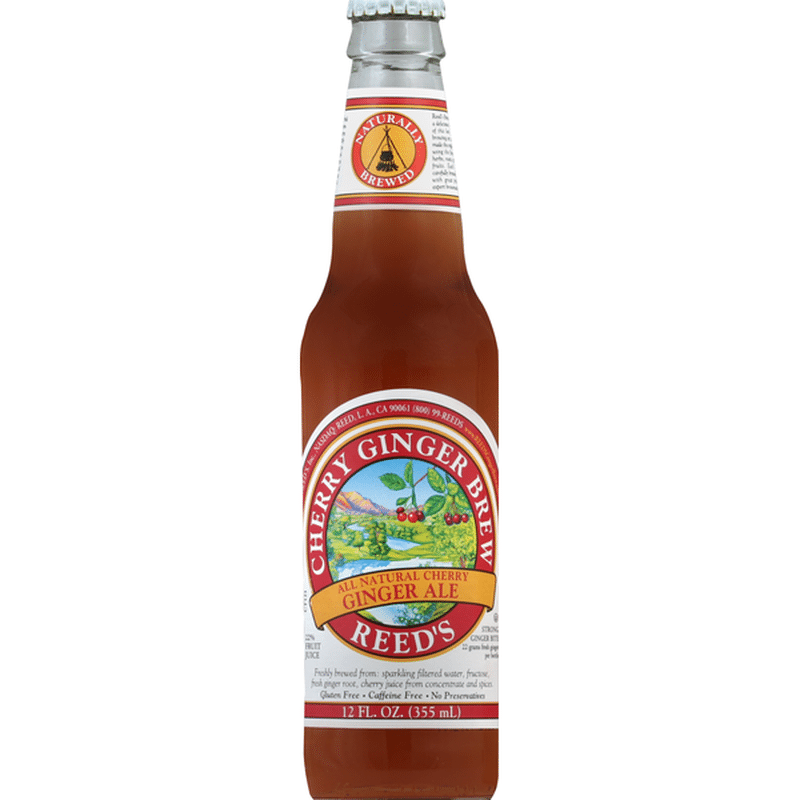 Reed's Inc. Cherry Ginger Brew (12 oz) Instacart