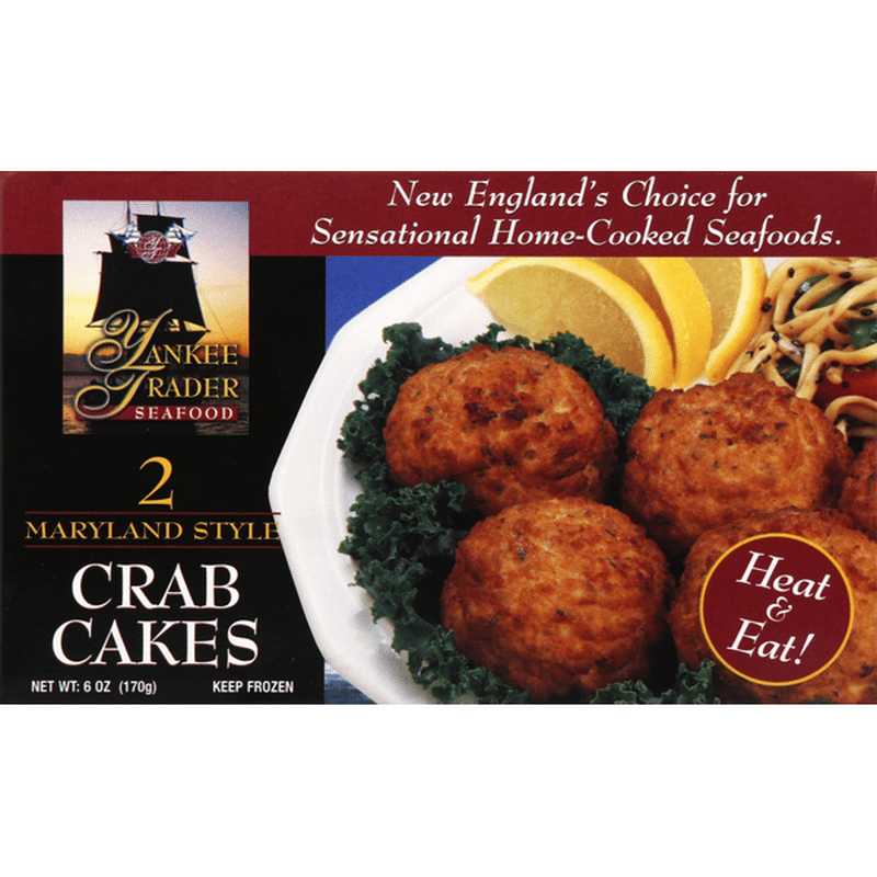 Yankee Trader Seafood Crab Cakes, Maryland Style (2 each) Instacart