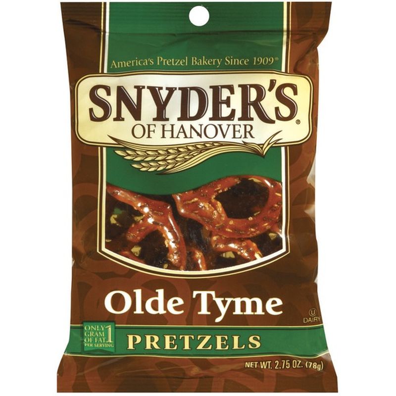 Snyder's of Hanover Olde Tyme Pretzels (2.75 oz) Instacart