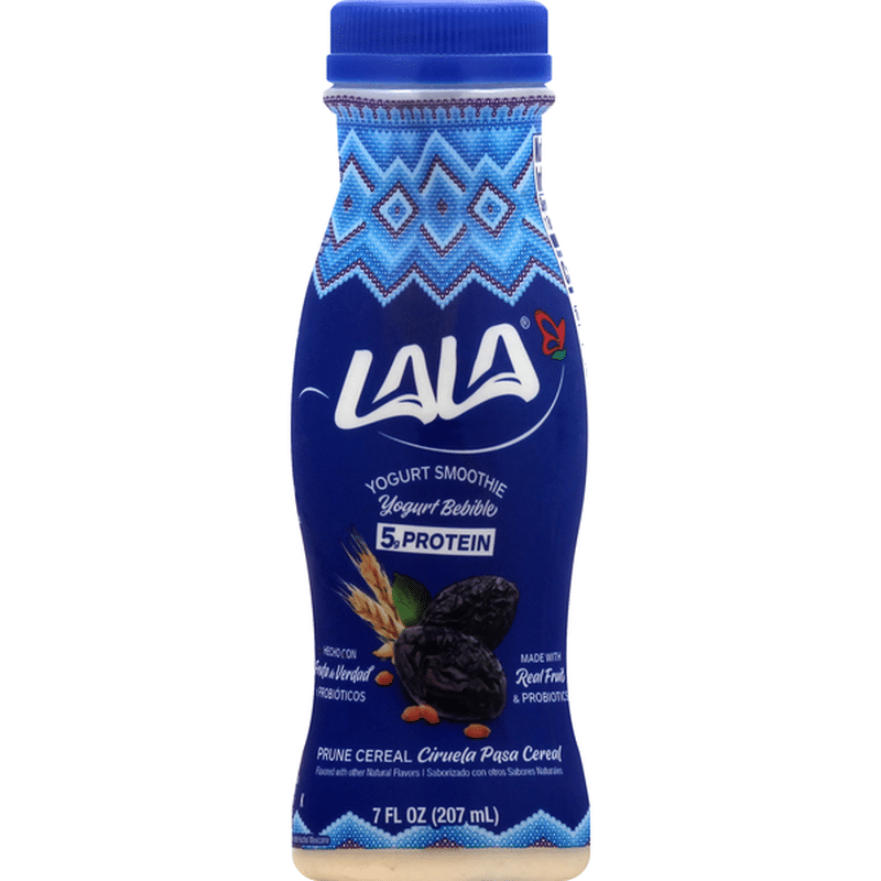LALA Prune Cereal Yogurt Smoothie with Probiotics (207 ml) Instacart