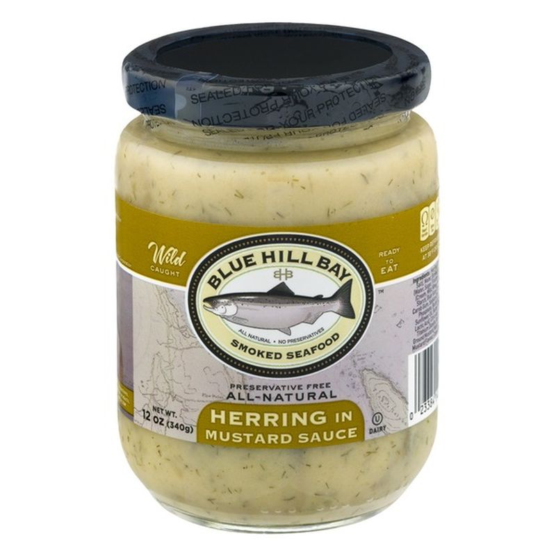 Blue Hill Bay Smoked Seafood Herring In Mustard Sauce (12 oz) Instacart