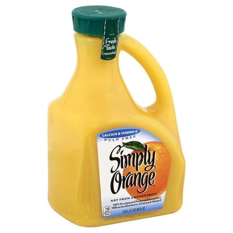 Simply Orange Juice With Calcium (89 fl oz) from Publix Instacart