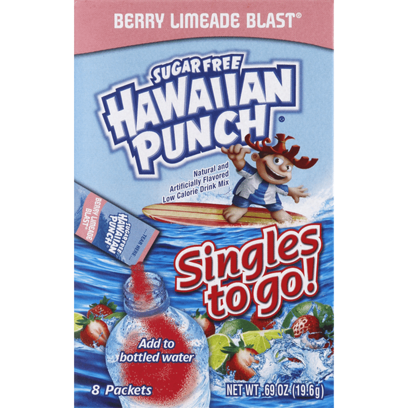 Hawaiian Punch Drink Mix, Low Calorie, Sugar Free, Berry Limeade Blast