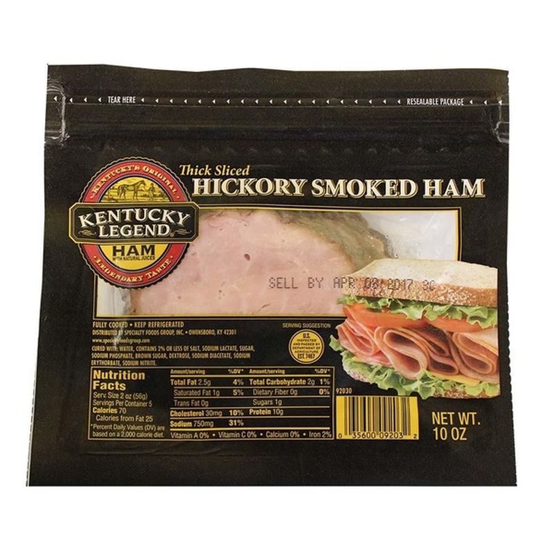 Kentucky Legend Sliced Hickory Smoked Ham (10 oz) from Kroger Instacart