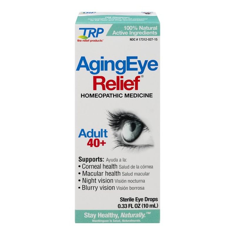 TRP Aging Eye Relief Drops (0.33 fl oz) Instacart
