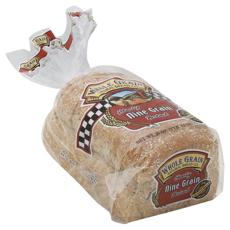 Whole Grain Natural Bread Co. Hearty Nine Grain Bread (30 oz) Instacart