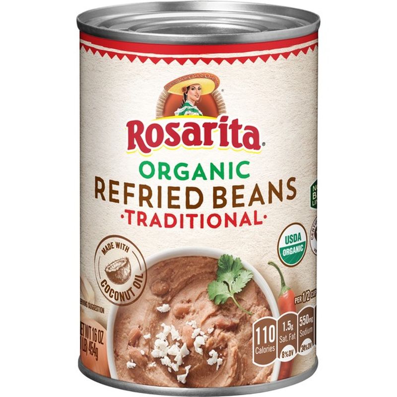 Rosarita Organic Refried Beans (16 oz) Instacart