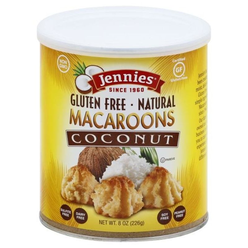 Jennies Macaroons, Gluten Free, Coconut (8 oz) from Publix ...