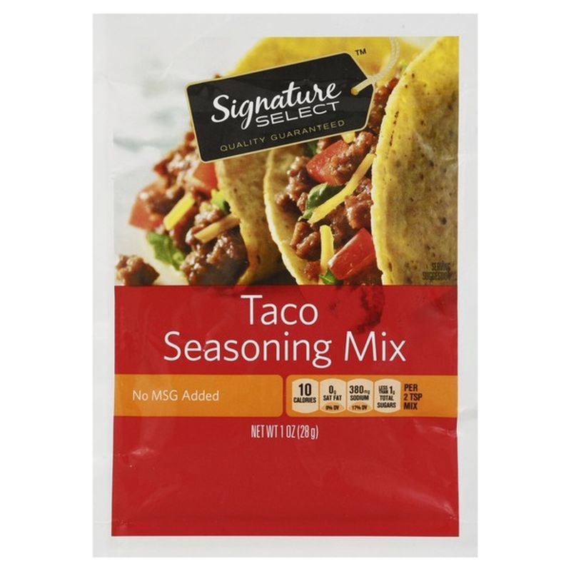 Signature Select Taco Seasoning Mix (1 oz) from Safeway Instacart
