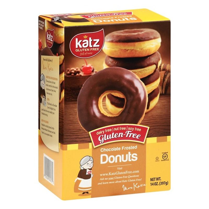 Katz Gluten Free Chocolate Frosted Donuts (14 Oz) - Instacart