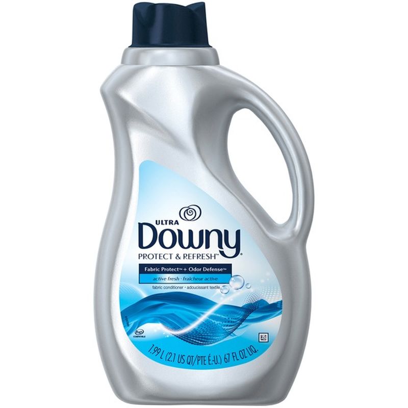 Downy Protect & Refresh Fabric Conditioner Fabric Softener, Active Fresh (67 fl oz) Instacart