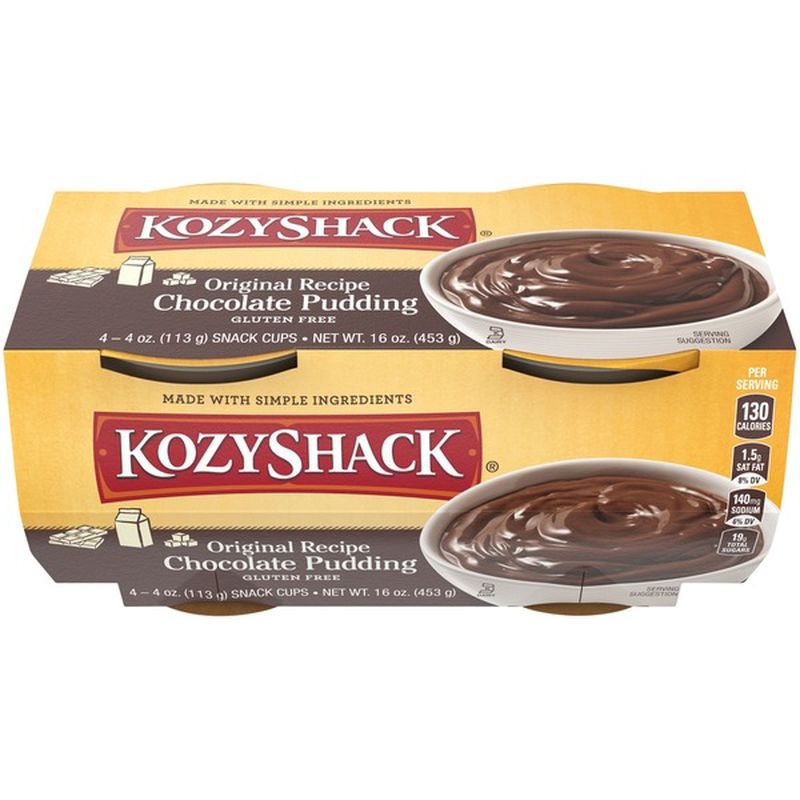 Kozy Shack Original Recipe Chocolate Pudding (4 oz) Instacart