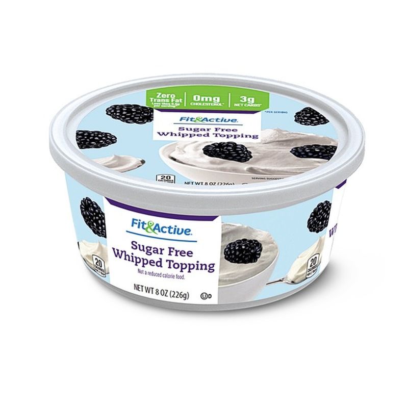 Fit Active Sugar Free Whipped Topping 8 Oz Instacart