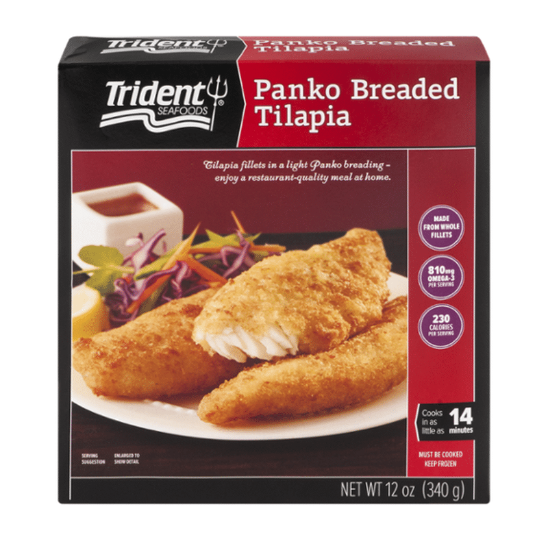 Trident Seafoods Panko Breaded Tilapia Lb From Costco Instacart