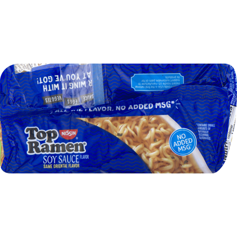 Top Ramen Noodle Soup Soy Sauce (3 oz) from Stop & Shop Instacart