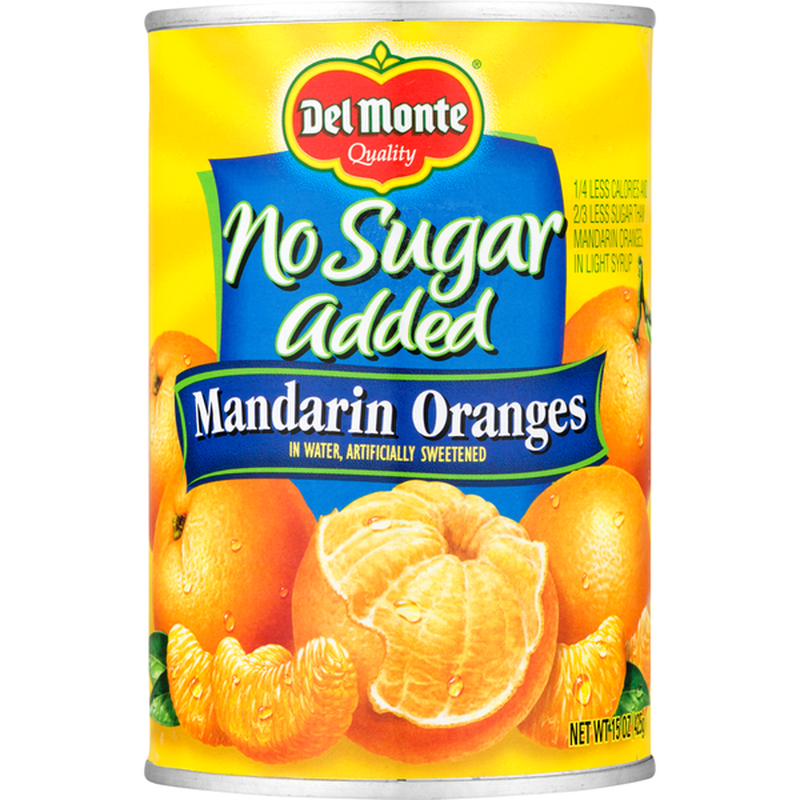Del Monte Mandarin Oranges, No Sugar Added (15 oz) Instacart