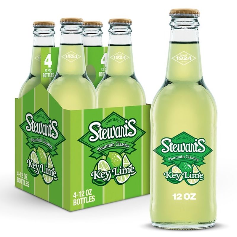 Stewart's Key Lime Made with Sugar (12 fl oz) - Instacart