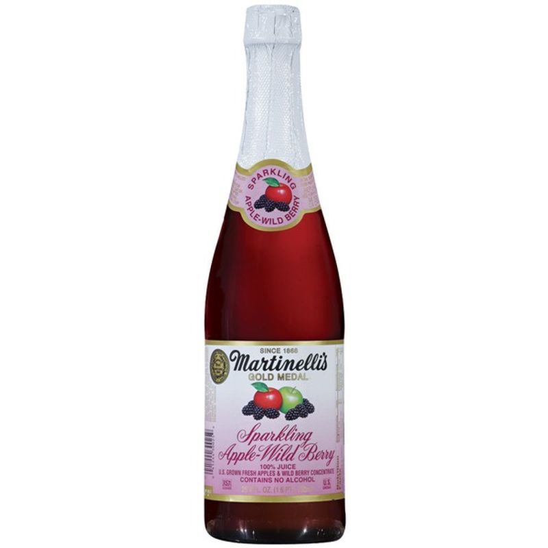 Martinelli's Gold Medal® Sparkling AppleWild Berry 100 Juice (fl oz
