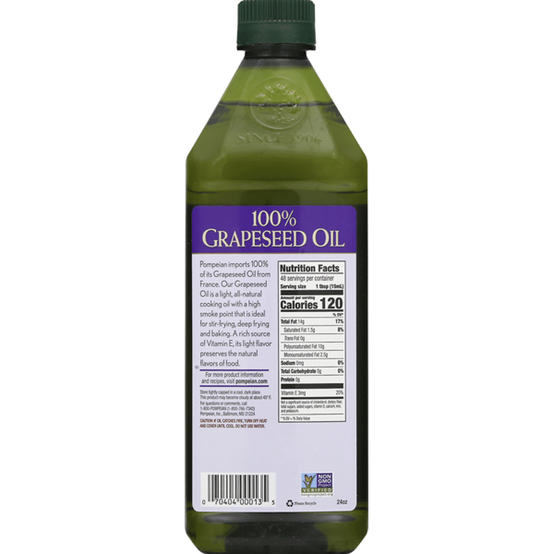 Pompeian Grapeseed Oil (24 fl oz) Instacart
