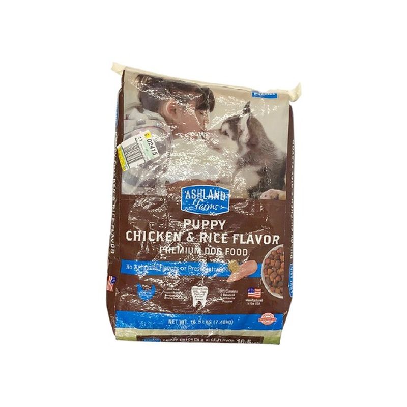 Ashland Farms Chicken & Rice Flavor Puppy Premium Dog Food (16.5 lb) - Instacart