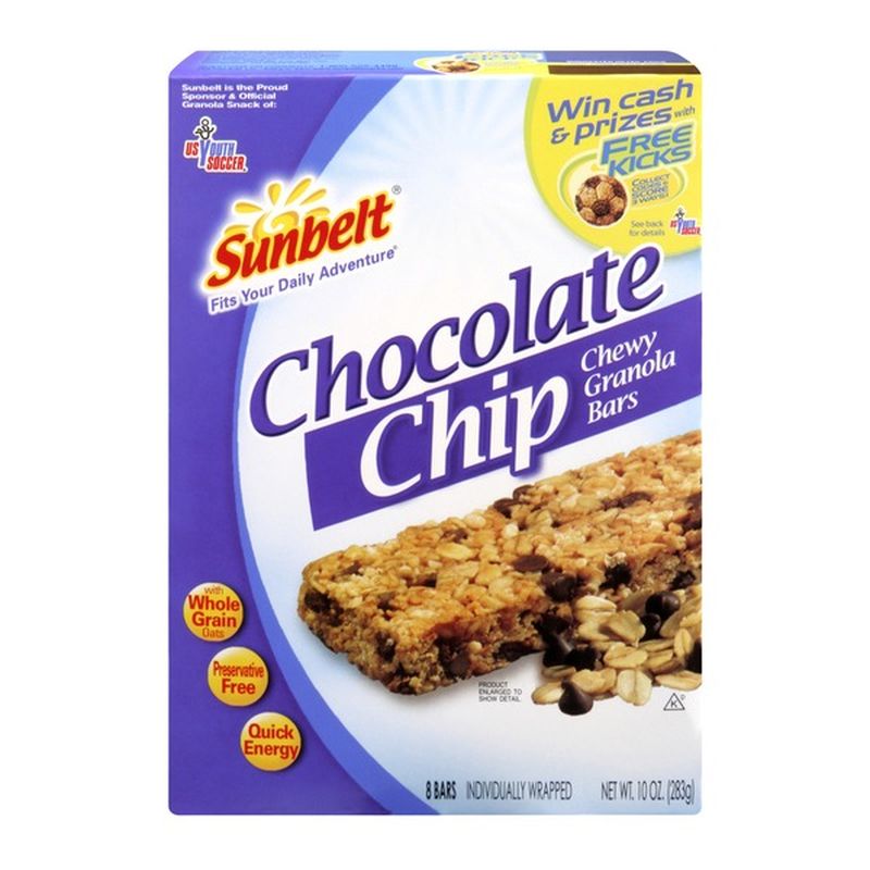 Sunbelt Chocolate Chip Chewy Granola Bars 8 CT (10 oz) Instacart