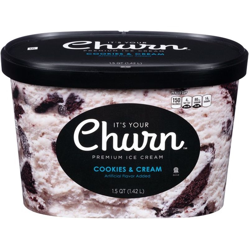 It’s Your Churn Cookies & Cream Premium Ice Cream (1.42 L) Instacart