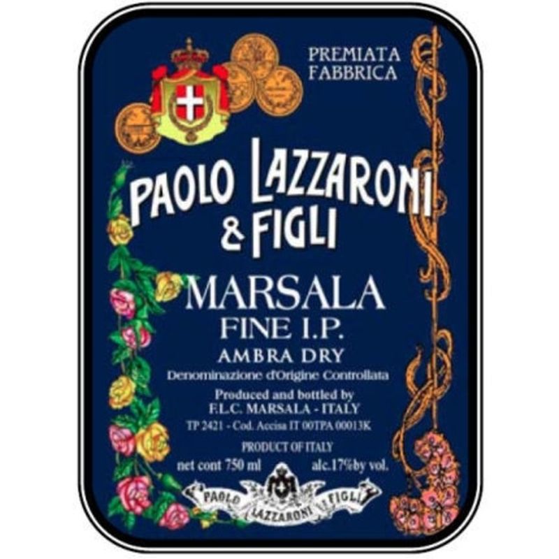 Paolo Lazzaroni & Figli Marsala Fine I.p. Ambra Dry