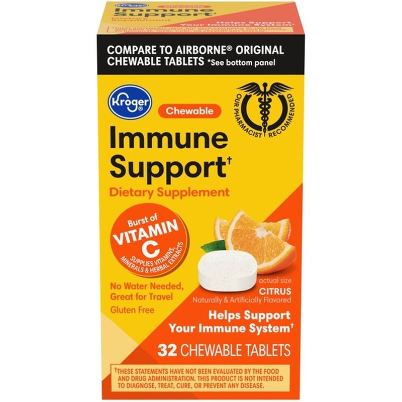 Kroger Immune Support Burst of VIRAMIN C SUPPLIES VITAMINS, MINERALS