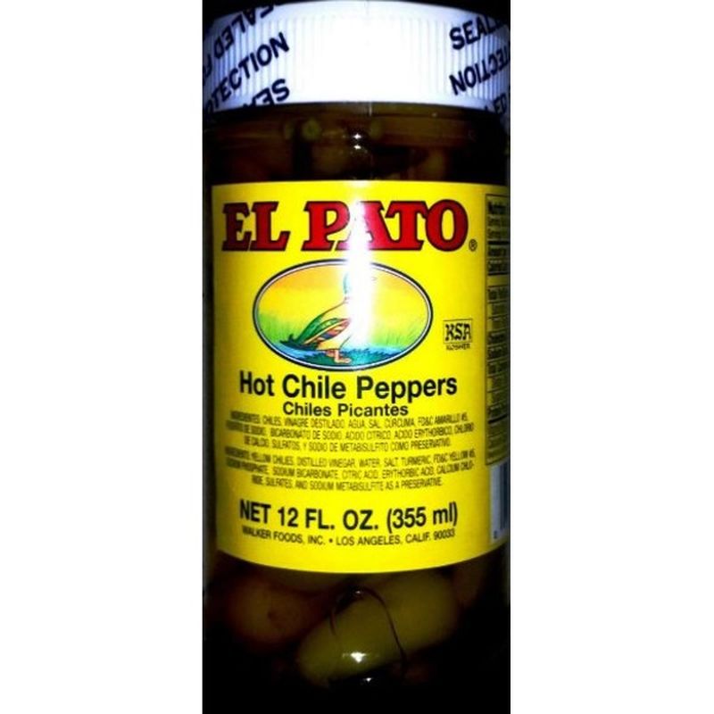 El Pato Hot Chili Peppers (12 fl oz) from Stater Bros. Instacart