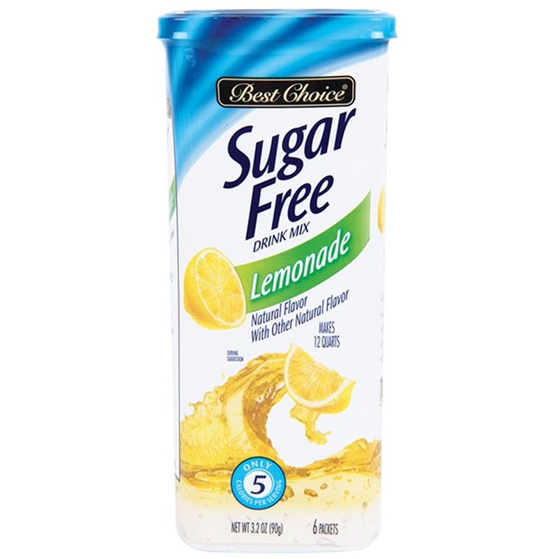 Best Choice Lemonade Sugar Free Low Calorie Drink Mix (12 qt) Instacart