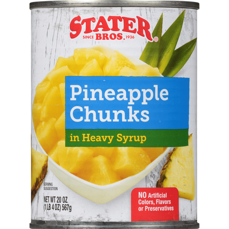Stater Bros Pineapple Chunks In Syrup (20 oz) Instacart