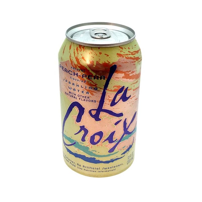 LaCroix Peach Pear Sparkling Water single can (12 oz) Instacart