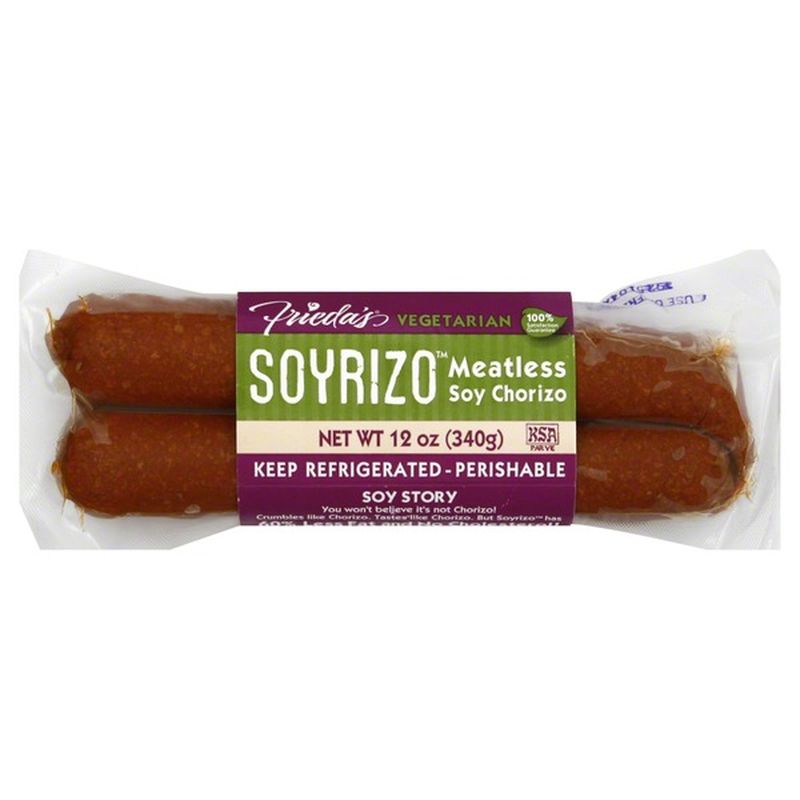 Friedas Soy Chorizo, Meatless (12 oz) Delivery or Pickup Near Me