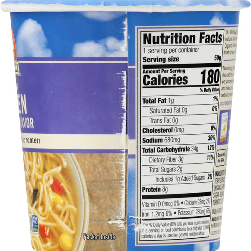 Dr. McDougall's Ramen, Vegan, Chicken Flavor (1.8 oz) Instacart