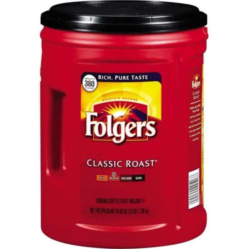 Folgers Coffee, Ground, Medium, Classic Roast (3 lb) from