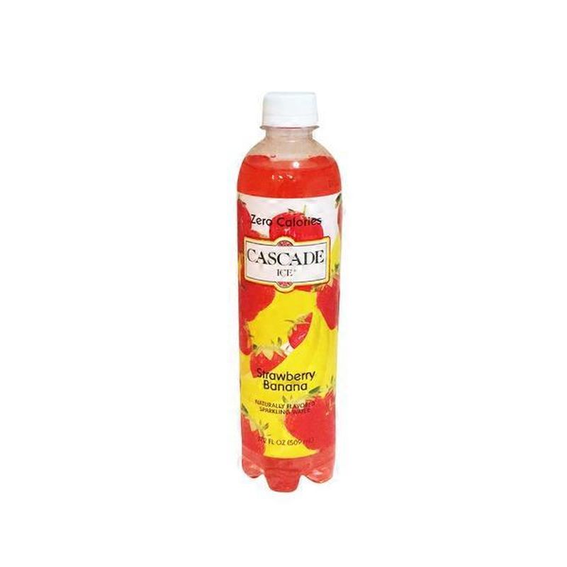 Cascade Ice Strawberry Banana Naturally Flavored Sparkling Water (17.2