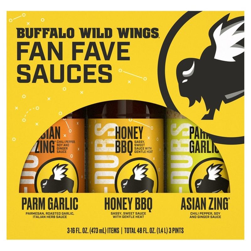 Buffalo Wild Wings Wing Sauce Variety Pack 16 Fl Oz Instacart