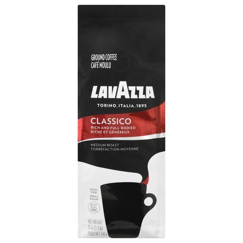 LavAzza Coffee, Ground, Medium Roast, Classico (12 oz) from Stop & Shop ...