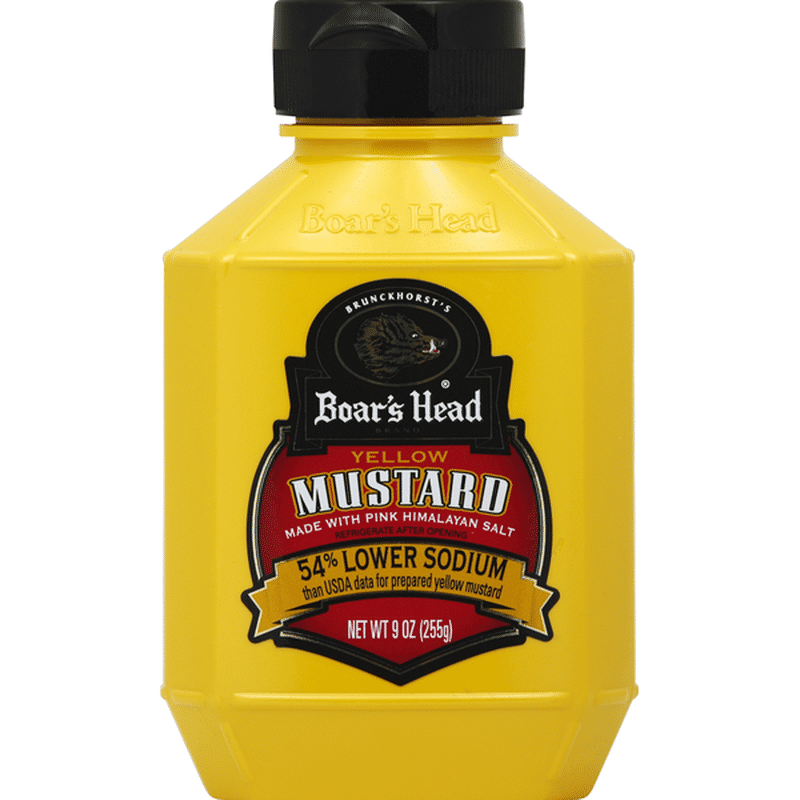 Boar's Head Mustard Yellow (9 oz) Instacart