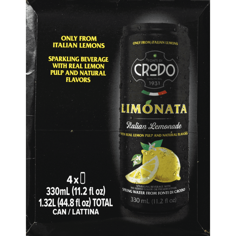 Crodo Italian Lemonade, Limonata, 4 Pack (4 each) Instacart