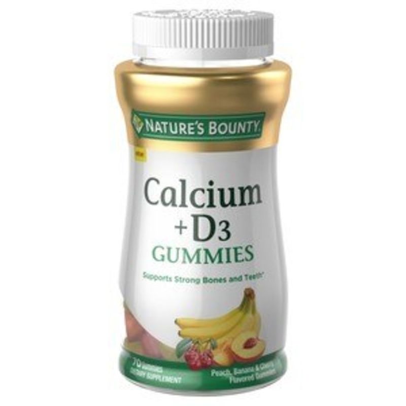 Nature's Bounty Calcium With Vitamin D3 Adult Gummies (70 ct) Instacart