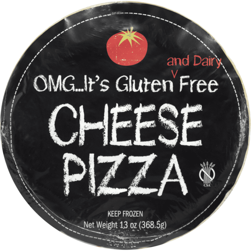 Omg...it's Gluten Free Cheese Pizza